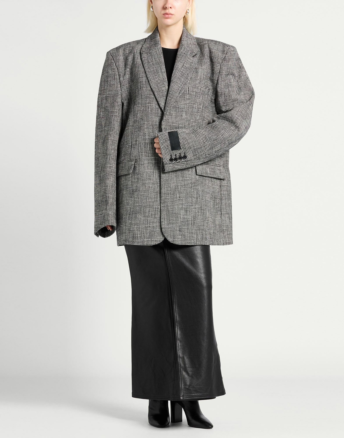 Vetements Womens Coat in Grey