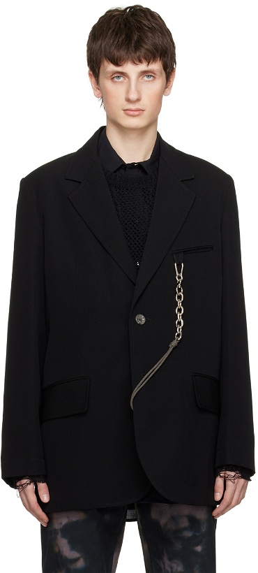 Photo: Song for the Mute Black Oversized Blazer