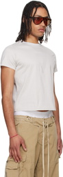 Raimundo Langlois Taupe Short Sleeve Crewneck T-shirt