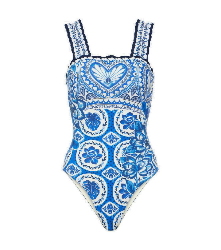 Photo: Farm Rio Tile Dream printed swimsuit