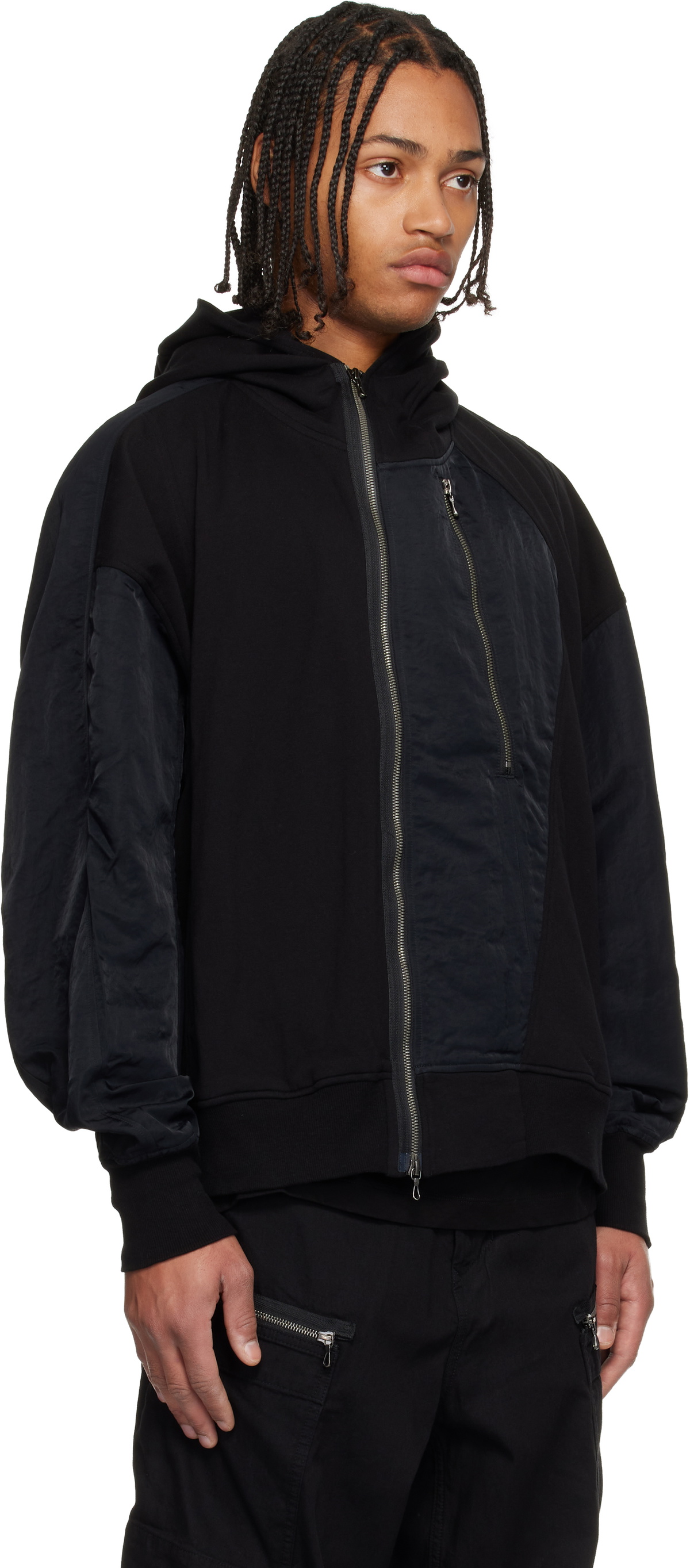 Julius Black Outpost Zip-Up Hoodie