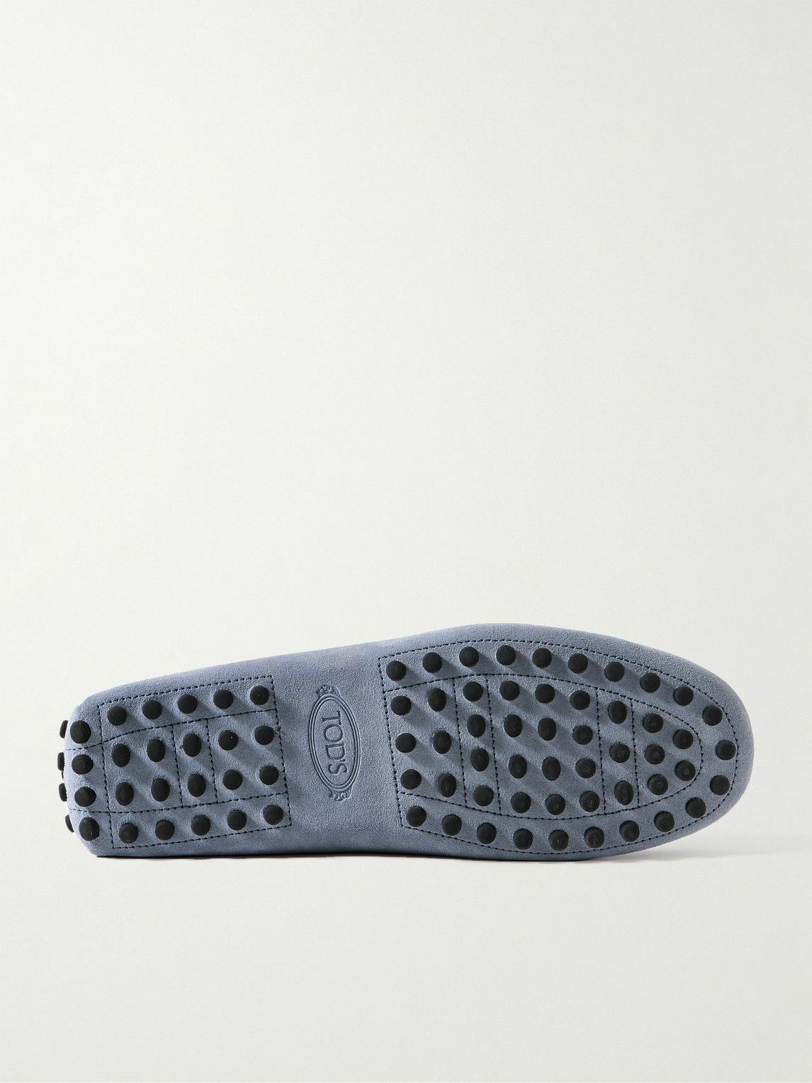 Tod's - Gommino Logo-Debossed Suede Driving Shoes - Blue