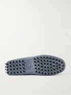 Tod's - Gommino Logo-Debossed Suede Driving Shoes - Blue