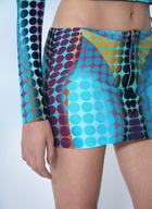 Jean Paul Gaultier Re-Edition Center Zip Mini Skirt