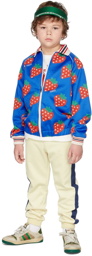 Gucci Kids Blue & Red Strawberry Star Jacket