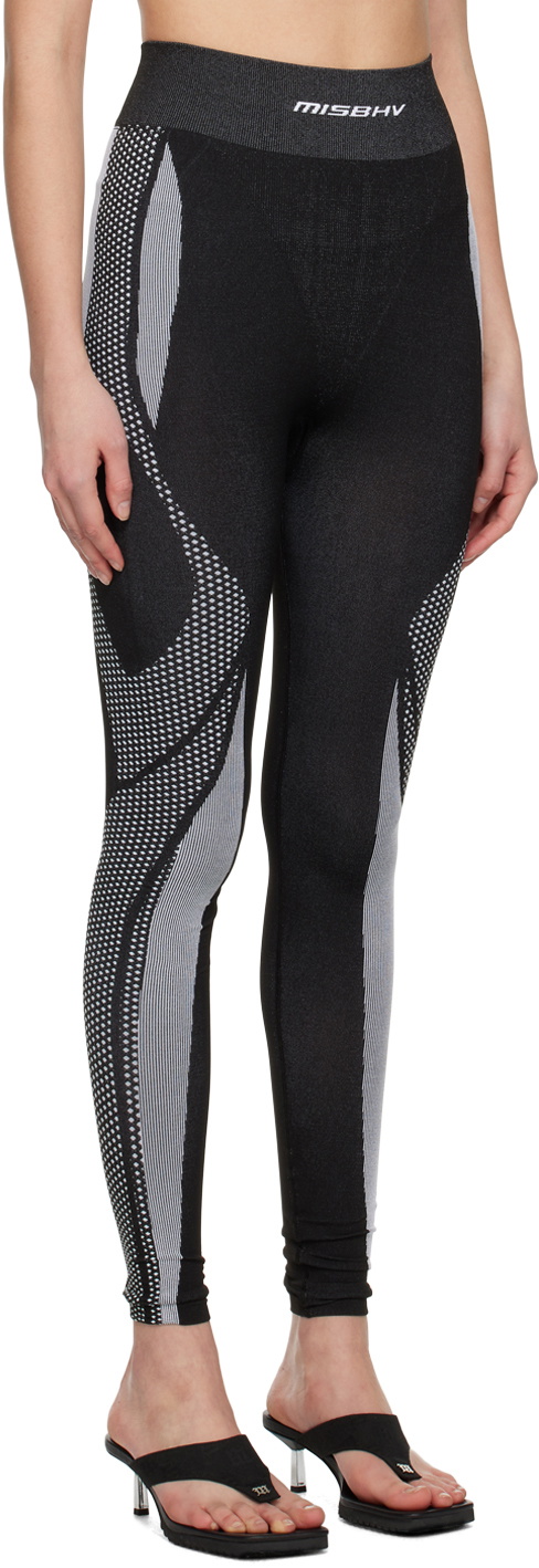 MISBHV Black & White Performa Sport Leggings