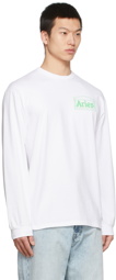 Aries White Temple Long Sleeve T-Shirt