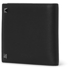 Valentino - Valentino Garavani Rockstud Leather Billfold Wallet - Black