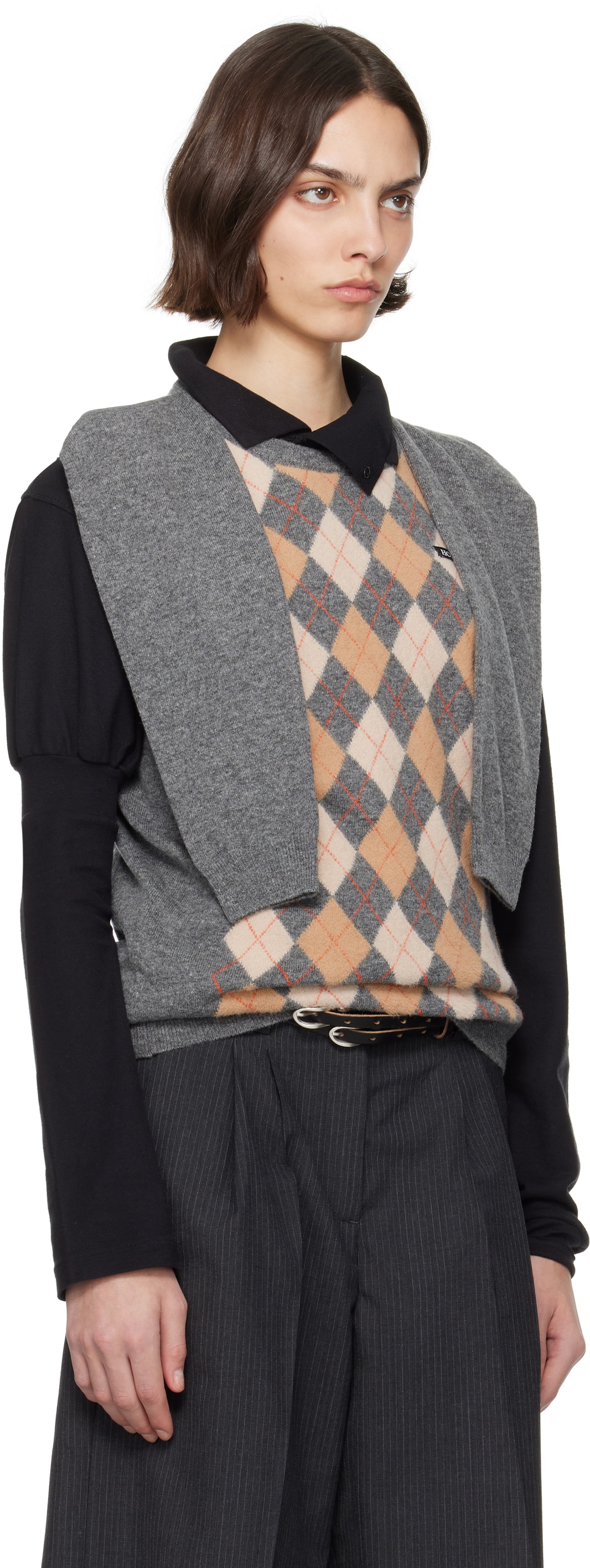 HODAKOVA Knitted Sleeve Vest