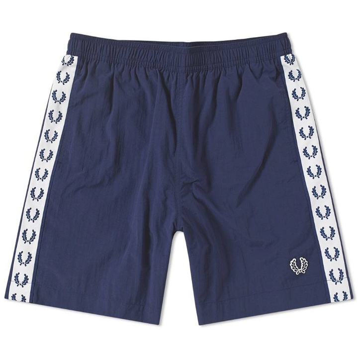 Photo: Fred Perry Taped Swim Short Blue