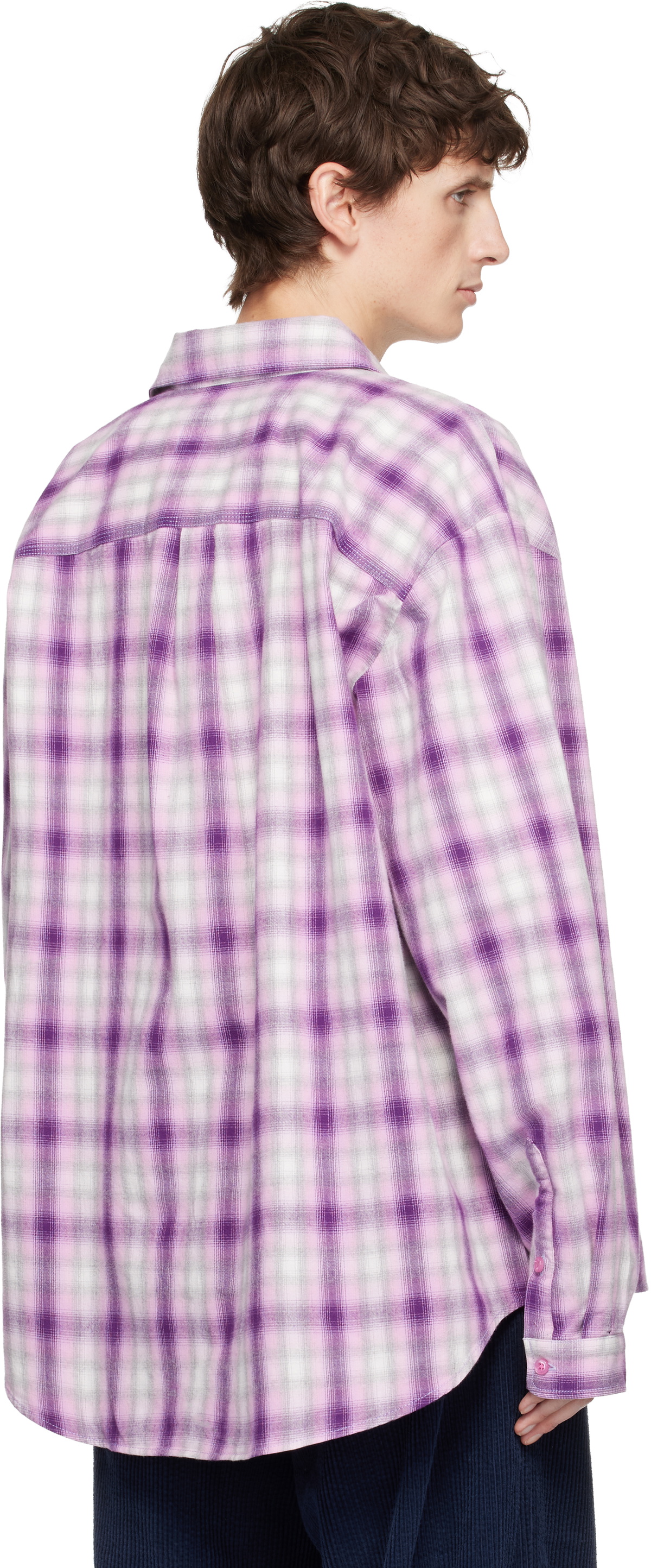 ERL Purple Plaid Shirt ERL