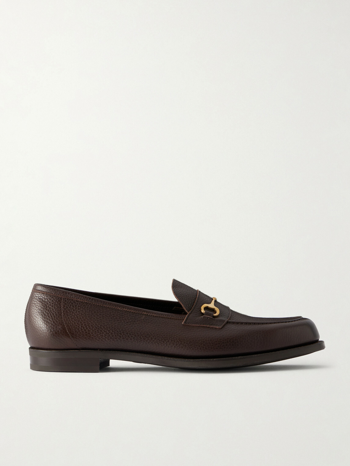 Edward Green - Putney Horsebit-Embellished Full-Grain Leather Loafers - Brown