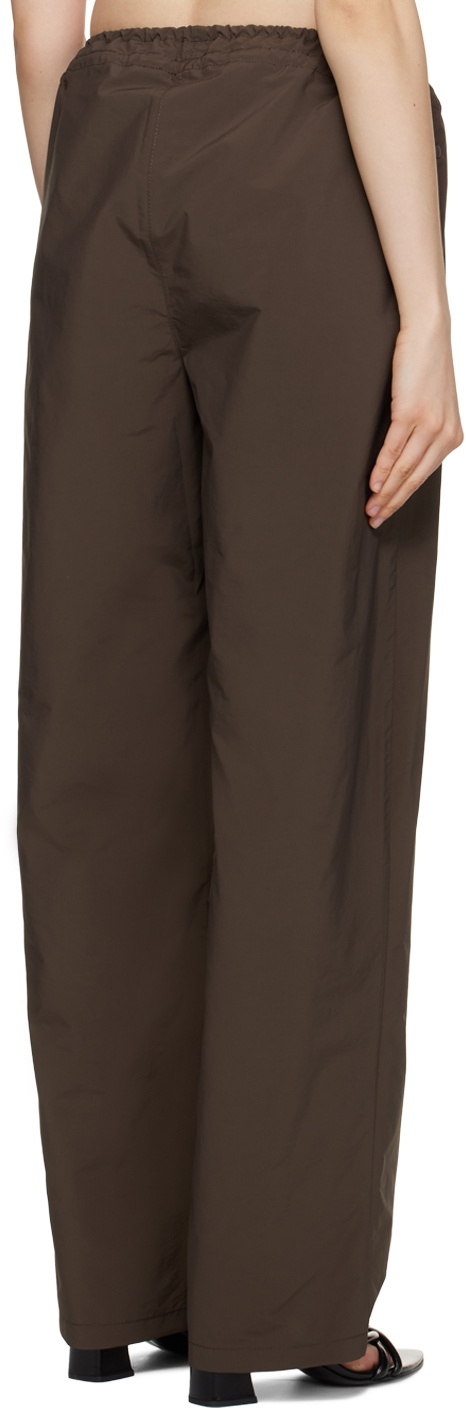 TheOpen Product Brown Striped Lounge Pants