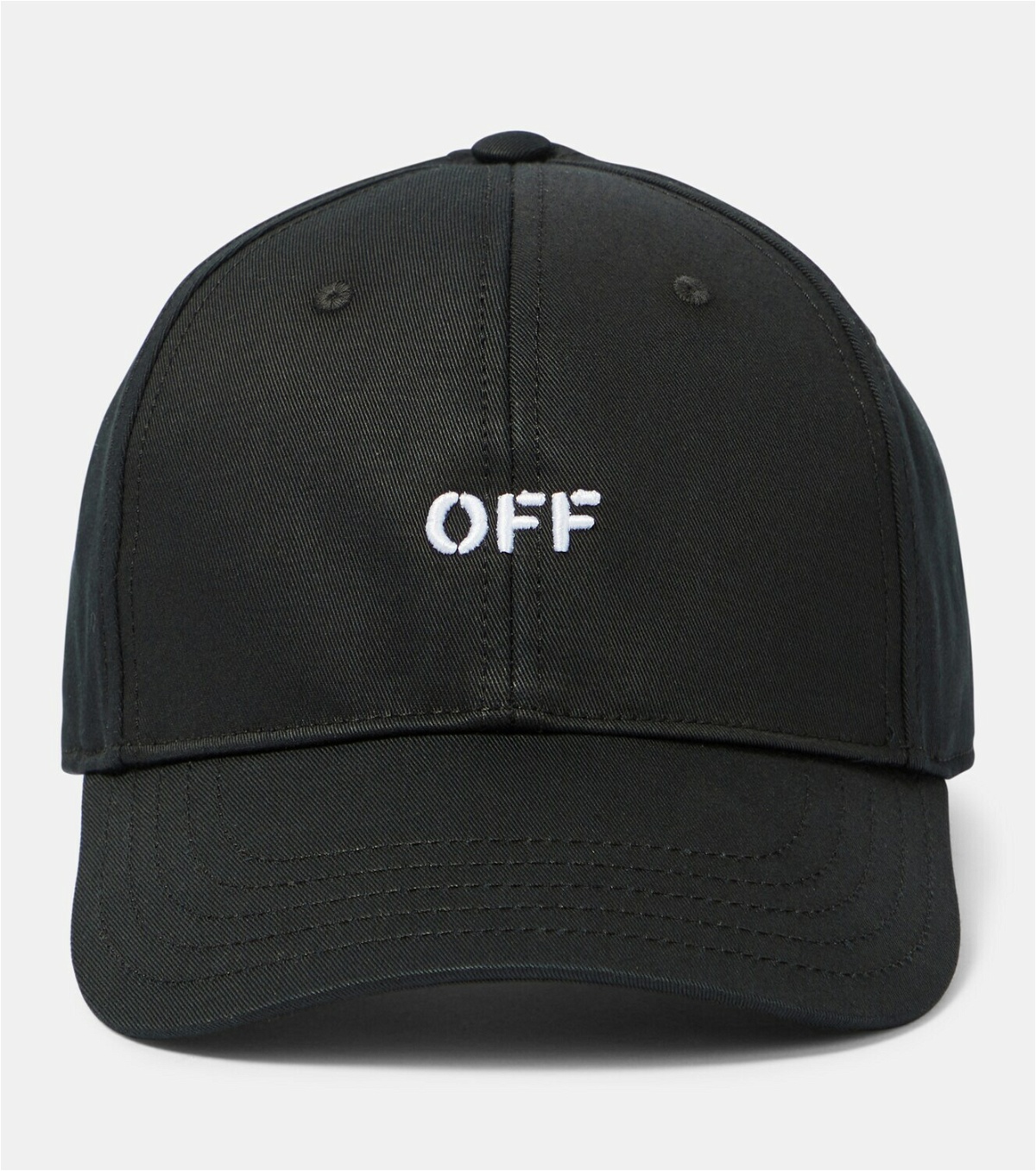 Off-White Logo cotton drill baseball cap Off-White