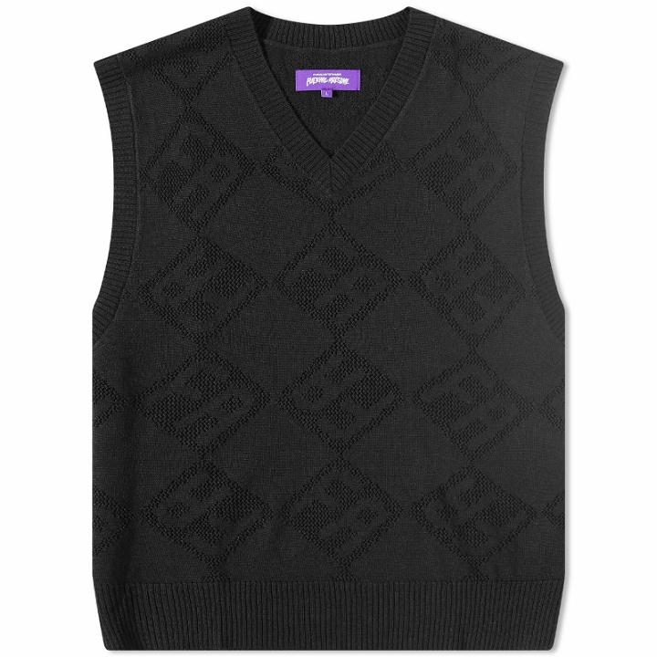 Photo: Fucking Awesome Men's Letter Square Vest in Black