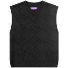 Fucking Awesome Men's Letter Square Vest in Black