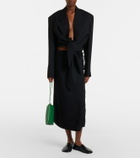 Calvin Klein Collection Essential Case Mini leather clutch