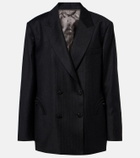 Blazé Milano Nightbreak pinstripe virgin wool blazer