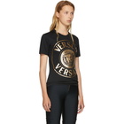 Versus Black Versus Versace Lion T-Shirt