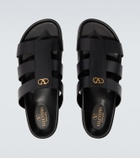 Valentino Garavani Studshield VLogo leather sandals