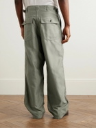 Kaptain Sunshine - Baker Straight-Leg Cotton Trousers - Green