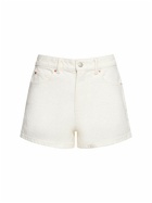ALEXANDER WANG - High Rise Cotton Shorts