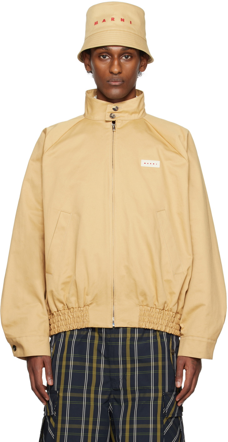 Marni Beige Oversized Jacket Marni