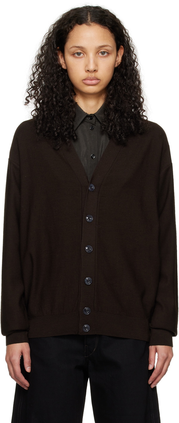 LEMAIRE Brown Twisted Cardigan Lemaire