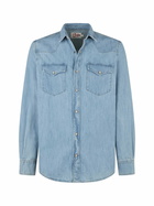 MC2 Saint Barth Man Denim Cotton Shirt