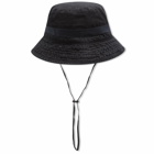 END. x C.P. Company ‘Adapt’ Blu Bucket Hat in Black/Navy