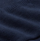 Universal Works - Merino Wool-Blend Zip-Up Cardigan - Blue