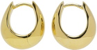 Tom Wood Gold Small Ice Hoop Earrings