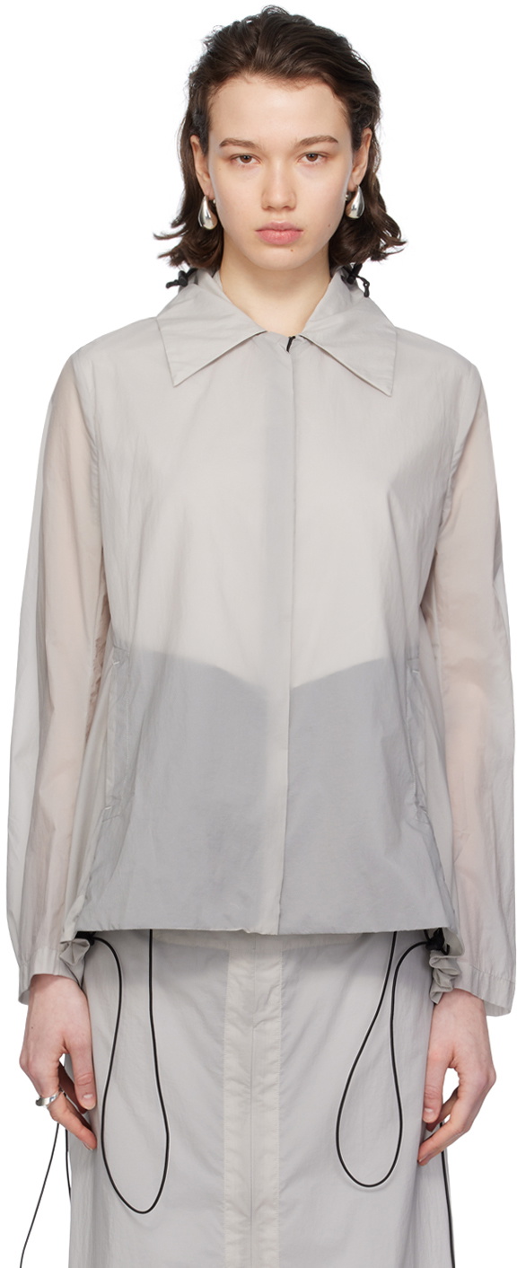 JOHANNA PARV Gray Hood Jacket