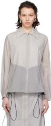 JOHANNA PARV Gray Hood Jacket