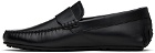 BOSS Black Nappa Leather Embossed Logo Loafers
