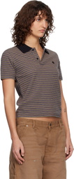 Carhartt Work In Progress Multicolor Short Sleeve Dion Stripe Polo