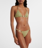 Eres Alva embellished bikini top