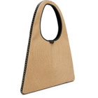 ALAÏA Beige One Piece Paper Straw Tote