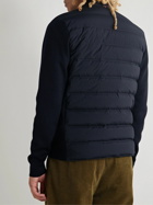 Orlebar Brown - Wallace Slim-Fit Merino Wool and Quilted Shell Down Jacket - Blue