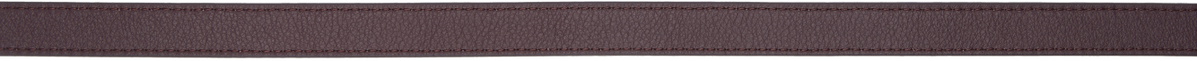 The Frankie Shop Burgundy Jessie Leather Belt