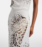 Blumarine Floral maxi dress