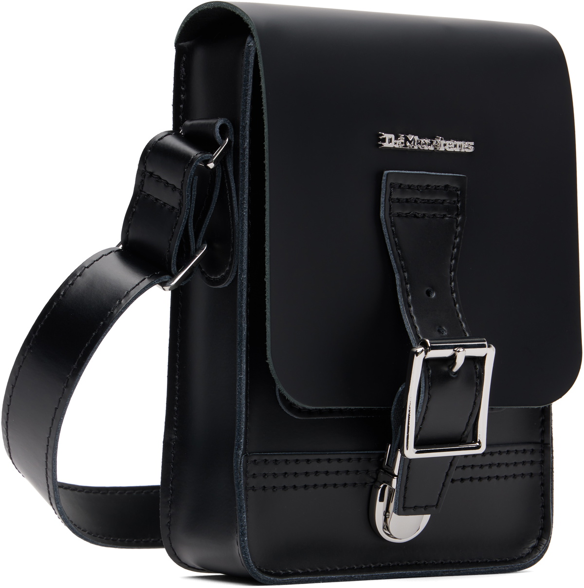 Dr. Martens Black Leather Vertical Crossbody Bag Dr. Martens Dr. Martens Black Leather Vertical Crossbody Bag Dr. Martens