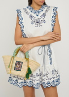 Alemais Macrame Mini Woven Basket bag - Beige - One Size