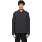 Veilance Black Lerus Insulated Tech Wool Jacket