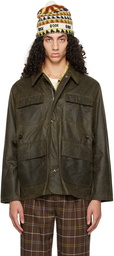 Bode Khaki Waxed Jacket