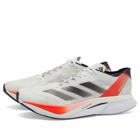 Adidas Men's Adizero Boston 12 M in Ftwr White/Aurora Met/Solar Red