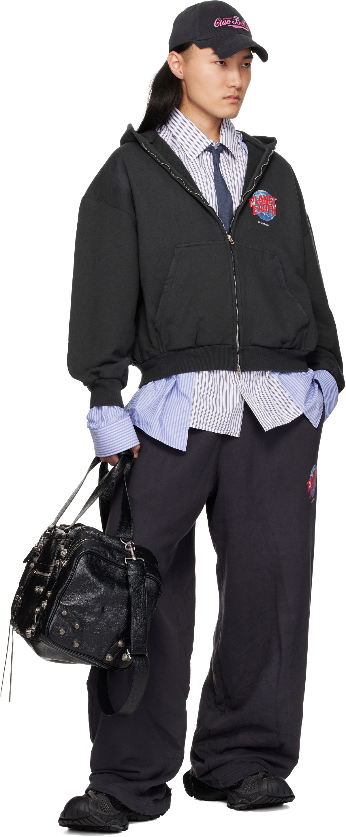 Balenciaga Black 'Le Cagole' Gym Duffle Bag Balenciaga Balenciaga Black 'Le Cagole' Gym Duffle Bag Balenciaga