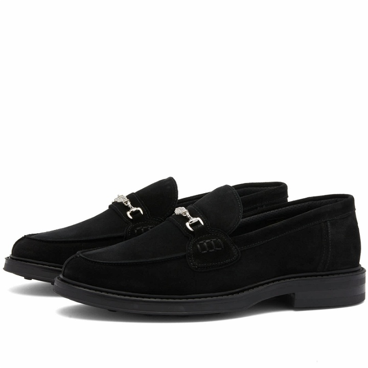 Photo: Filling Pieces Men's Suede Loafer in Black
