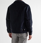 DE BONNE FACTURE - Cotton-Corduroy Blouson Jacket - Blue