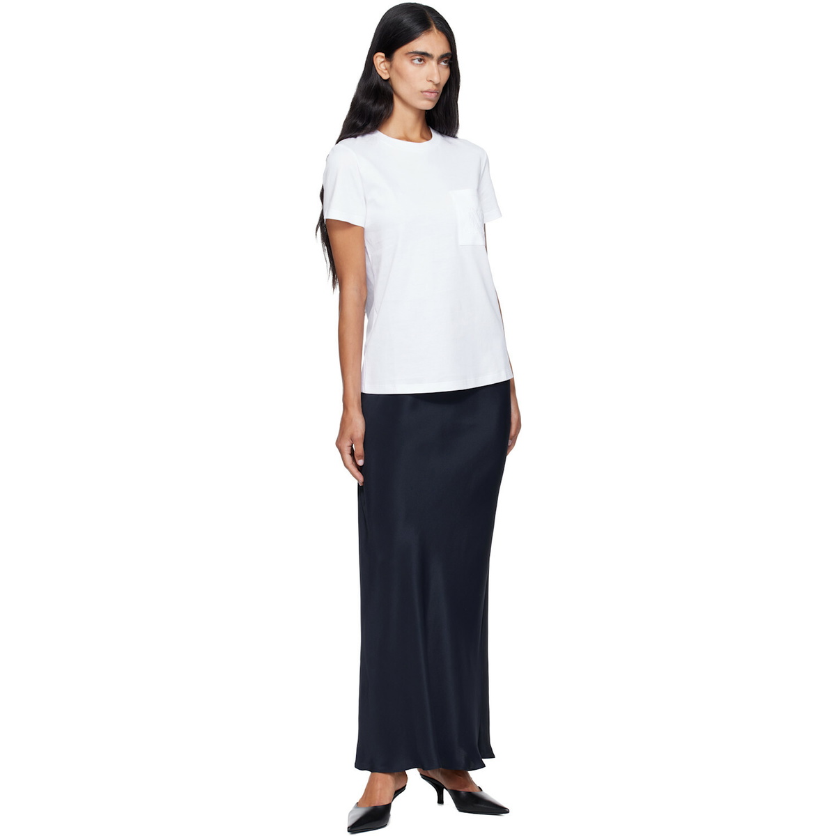 Max Mara Navy Sospiro Maxi Skirt